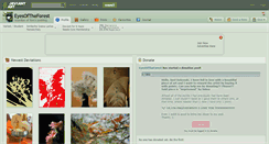 Desktop Screenshot of eyesoftheforest.deviantart.com
