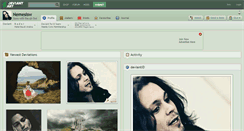 Desktop Screenshot of nemesisw.deviantart.com