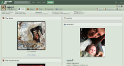 Desktop Screenshot of nighty.deviantart.com