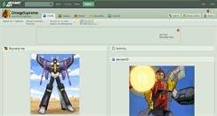 Desktop Screenshot of omegasupreme.deviantart.com