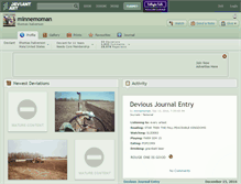 Tablet Screenshot of minnemoman.deviantart.com