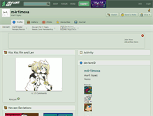 Tablet Screenshot of m4r1lmoxa.deviantart.com