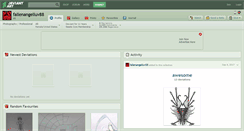 Desktop Screenshot of fallenangelluv88.deviantart.com
