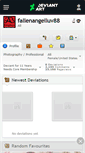 Mobile Screenshot of fallenangelluv88.deviantart.com