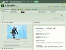 Tablet Screenshot of its-raining-neon.deviantart.com