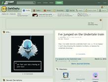 Tablet Screenshot of darkdashy.deviantart.com