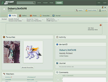 Tablet Screenshot of dubarry3645698.deviantart.com