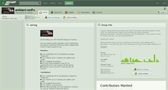 Desktop Screenshot of ambiant-wolf.deviantart.com
