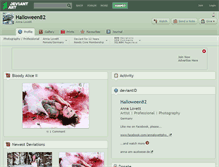 Tablet Screenshot of halloween82.deviantart.com