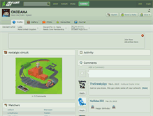 Tablet Screenshot of okodama.deviantart.com