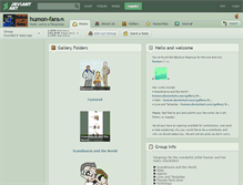 Tablet Screenshot of humon-fans.deviantart.com