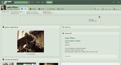 Desktop Screenshot of lady-willow.deviantart.com