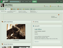 Tablet Screenshot of lady-willow.deviantart.com