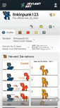 Mobile Screenshot of linkinpunk123.deviantart.com