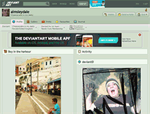 Tablet Screenshot of aimsleydale.deviantart.com