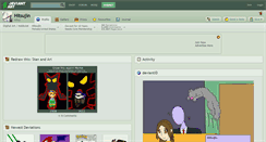 Desktop Screenshot of hitsujin.deviantart.com