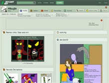 Tablet Screenshot of hitsujin.deviantart.com