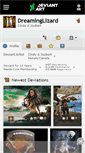 Mobile Screenshot of dreaminglizard.deviantart.com