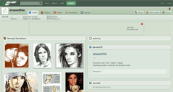 Desktop Screenshot of amaranthie.deviantart.com