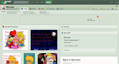 Desktop Screenshot of pk-love.deviantart.com