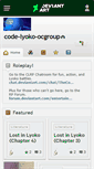 Mobile Screenshot of code-lyoko-ocgroup.deviantart.com
