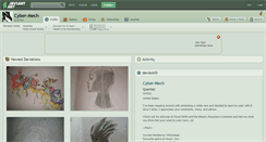 Desktop Screenshot of cyber-mech.deviantart.com