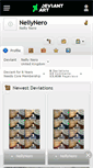 Mobile Screenshot of nellynero.deviantart.com