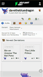 Mobile Screenshot of davethebluedragon.deviantart.com