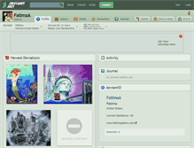 Tablet Screenshot of fatimaa.deviantart.com