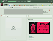 Tablet Screenshot of libear.deviantart.com