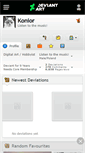 Mobile Screenshot of konior.deviantart.com