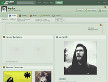 Tablet Screenshot of konior.deviantart.com