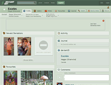 Tablet Screenshot of exceles.deviantart.com