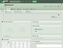 Tablet Screenshot of littlemissxxx3.deviantart.com