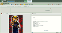 Desktop Screenshot of doubleact15.deviantart.com