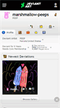 Mobile Screenshot of marshmallow-peeps.deviantart.com