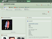 Tablet Screenshot of marshmallow-peeps.deviantart.com