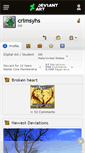 Mobile Screenshot of crimsyhs.deviantart.com