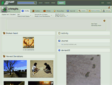 Tablet Screenshot of crimsyhs.deviantart.com