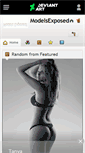 Mobile Screenshot of modelsexposed.deviantart.com