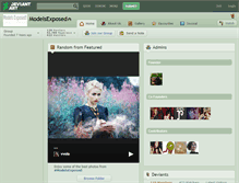 Tablet Screenshot of modelsexposed.deviantart.com