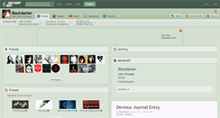 Desktop Screenshot of blackdanter.deviantart.com