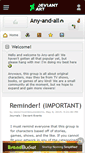 Mobile Screenshot of any-and-all.deviantart.com
