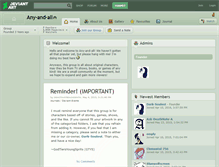 Tablet Screenshot of any-and-all.deviantart.com