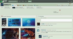 Desktop Screenshot of deepblu742.deviantart.com