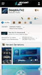 Mobile Screenshot of deepblu742.deviantart.com