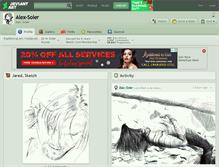 Tablet Screenshot of alex-soler.deviantart.com