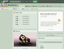 Tablet Screenshot of bronyhooves.deviantart.com