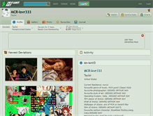 Tablet Screenshot of mcr-lovr333.deviantart.com