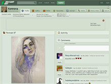 Tablet Screenshot of konnova.deviantart.com